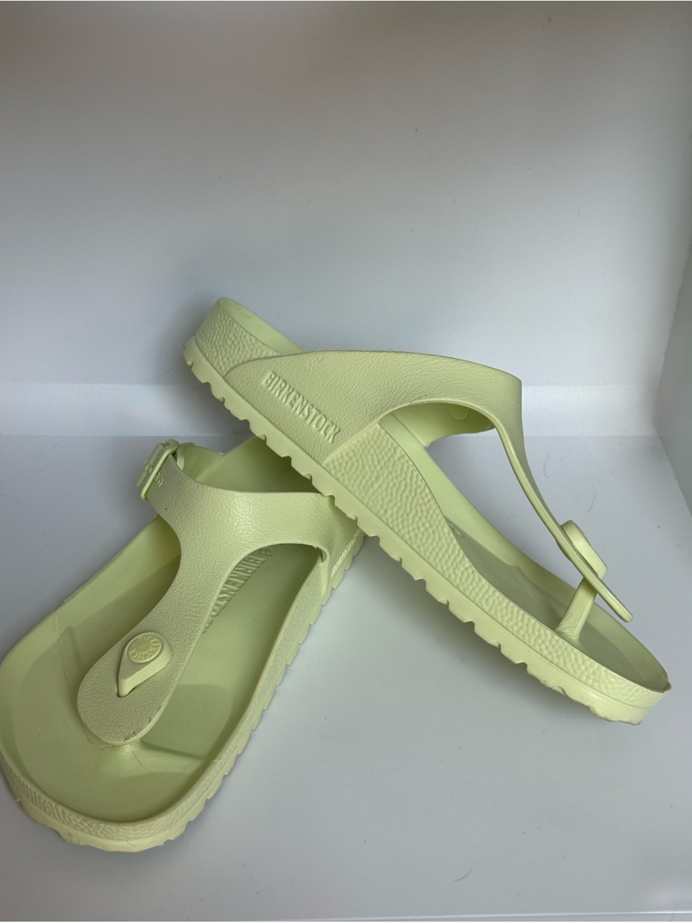 Birkenstock Gizeh EVA Sandal Faded Lime Women's